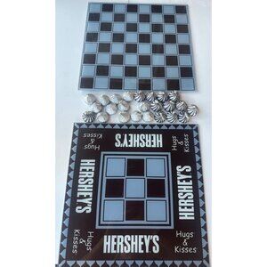 Hershey's 100th Anniversary Hugs & Kisses Checkers & Tic-Tac-Toe Game Set (READ)